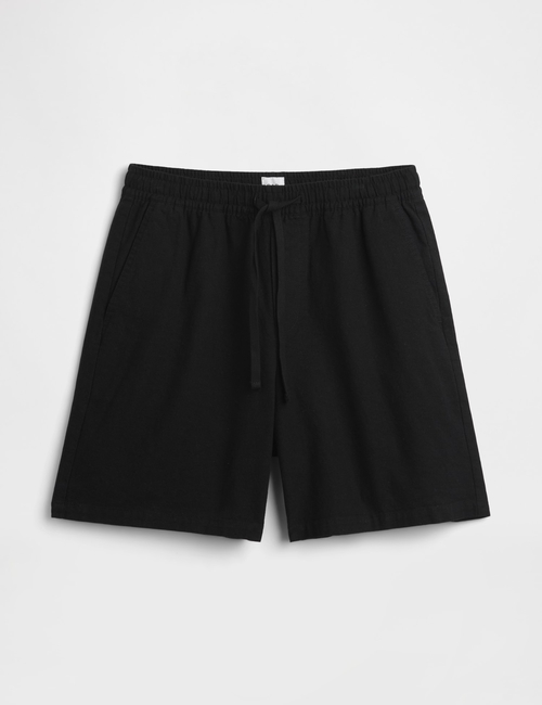 V-7IN LINEN COTTON EASY SHORT
