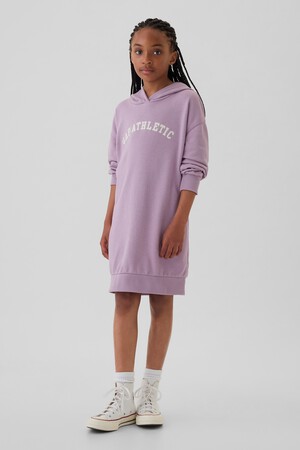 Kids Vintage Soft Logo Hoodie Dress