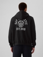 Vintage Soft Athletic Logo Zip Hoodie