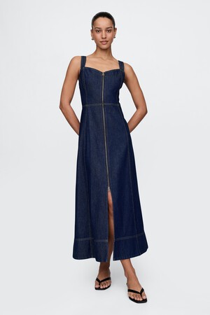 UltraSoft Denim Maxi Dress