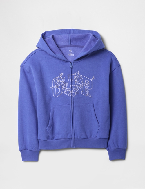 Kids VintageSoft Logo Zip Hoodie