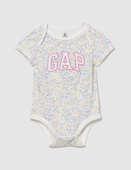 Baby Organic Cotton Gap Logo Bodysuit