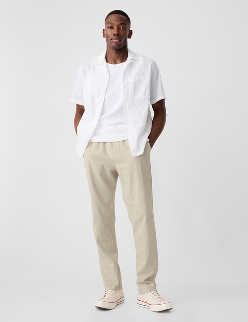 Easy Linen Blend Trousers