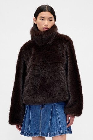 GAP X SL FUR HALF ZIP