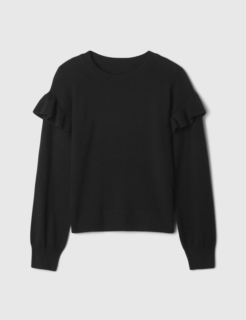 Kids CashSoft Ruffle Sweater