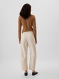 High Rise Barrel Khakis