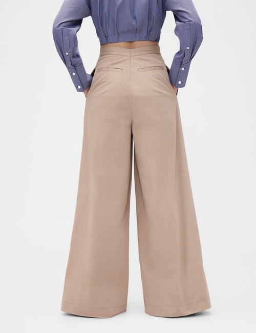 GapStudio High Rise Twill Sailor Pants