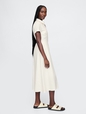 Linen-Blend Maxi Shirtdress