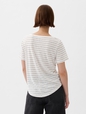 Linen-Blend T-Shirt