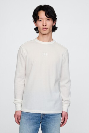 Gap Logo Waffle-Knit T-Shirt