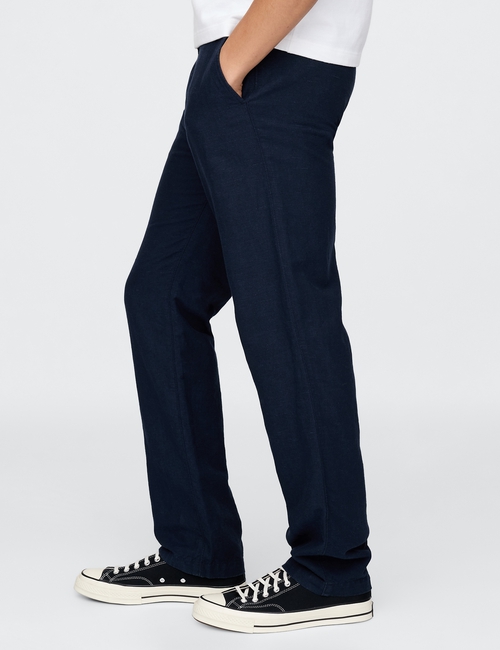 Linen-Cotton Khakis