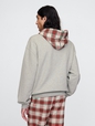 Vintage Soft Striped Logo Hoodie