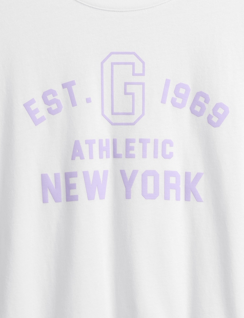 Kids Oversized Crop Logo T-Shirt