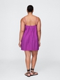 Cotton Gauze Embroidered Swing Dress