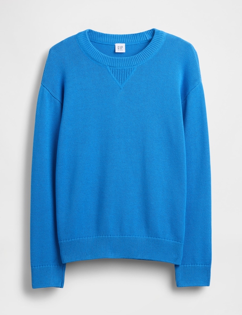 Kids Relaxed Crewneck Sweater