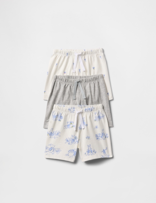 Baby Peter Rabbit™ First Favorites Organic Cotton Pull-On Shorts (3-Pack)