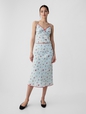 Gap × DÔEN Floral Midi Skirt