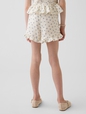 Kids Cotton Gauze Easy Ruffle Shorts