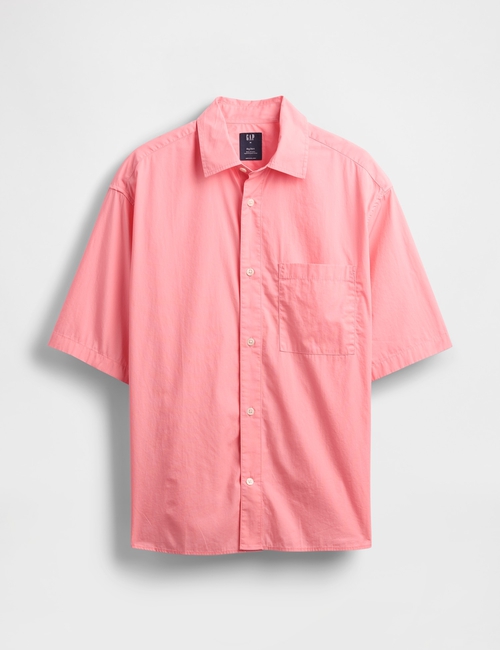 Organic Cotton Oversized Poplin Shirt
