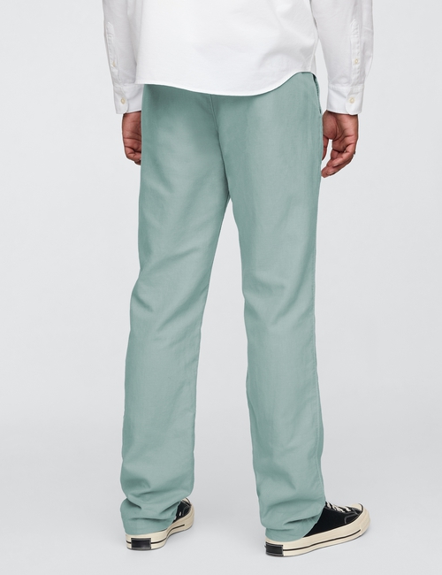 Linen-Cotton Khakis