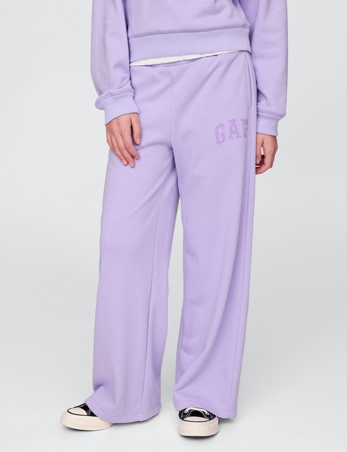 Kids Relaxed Wide Leg Sweatpants