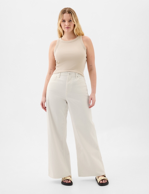High Rise Wide-Leg Jeans