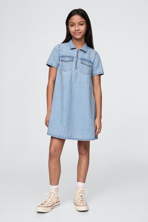 Kids Denim Pocket Dress