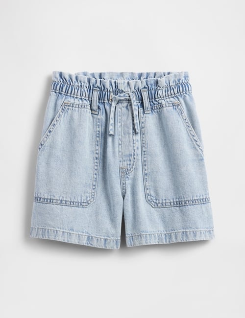 Kids High Rise Relaxed Pull-On Utility Shorts