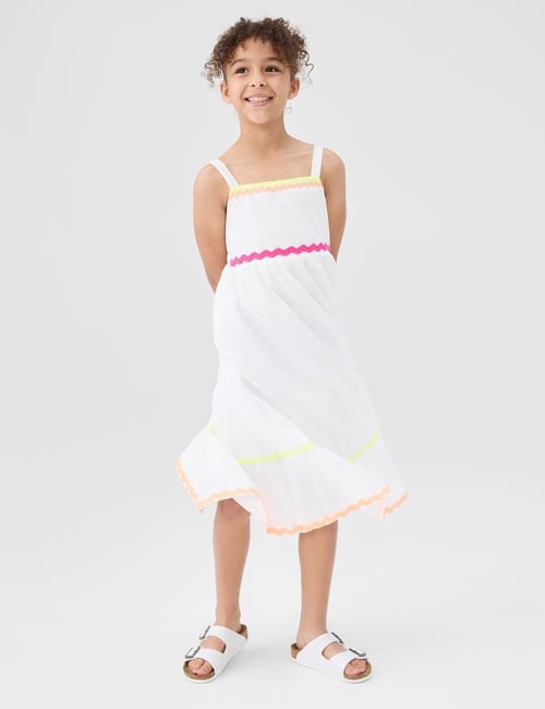 Kids Poplin Midi Dress