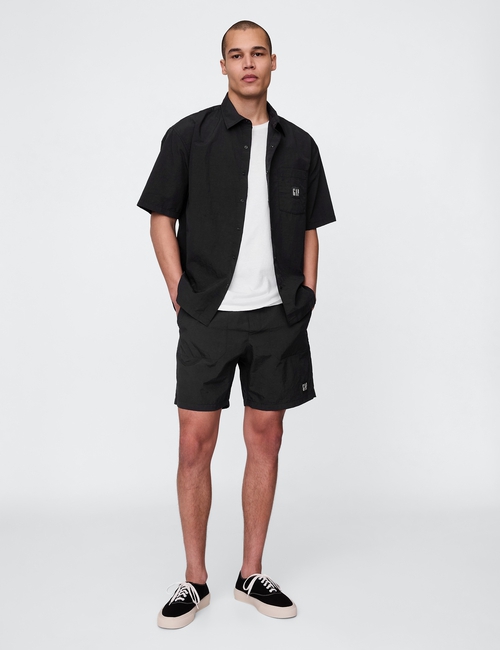 100% Recycled Relaxed Nylon Shirt