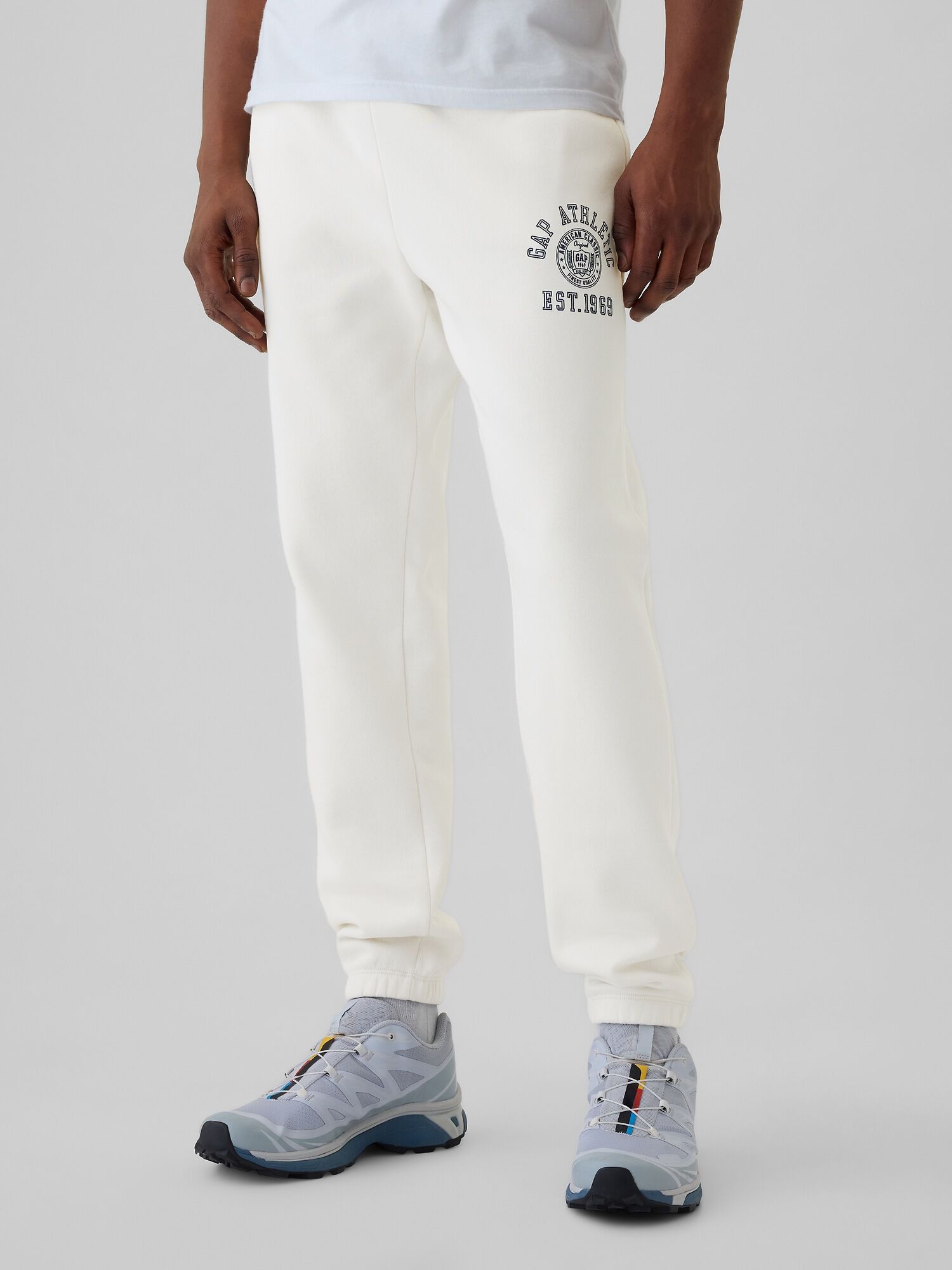 Shop Vintage Soft Athletic Logo Joggers for Men GAP UAE