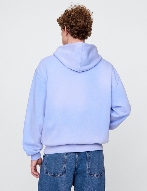 VintageSoft Oversized Logo Hoodie