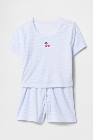 Kids Recycled PJ Short Set