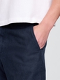 8" Linen-Cotton Shorts