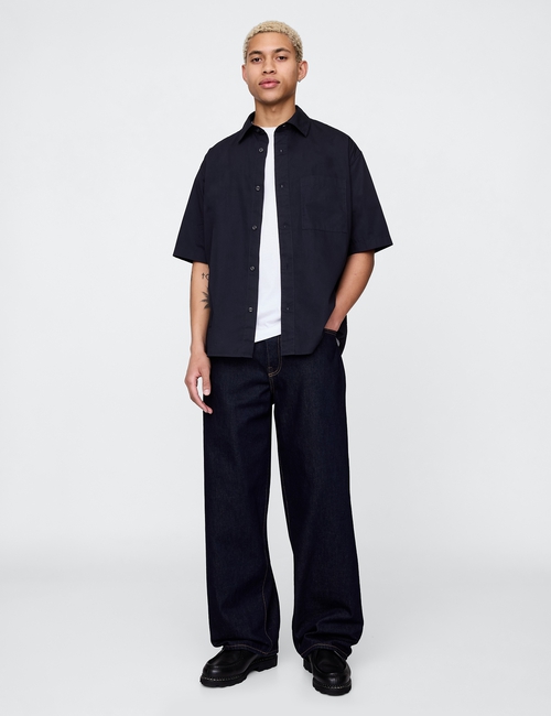 Organic Cotton Oversized Poplin Shirt