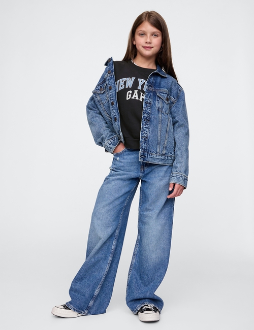 Kids Oversized Gap Graphic Sweatshirt