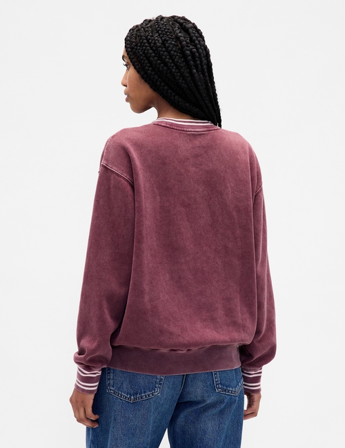 VintageSoft Oversized Logo Sweatshirt