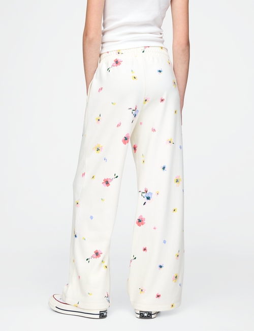 Kids Relaxed Wide Leg Sweatpants