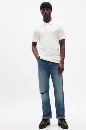 Stretch Pique Polo Shirt