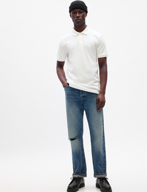 Stretch Pique Polo Shirt