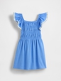 Baby & Toddler Smocked Flutter-Sleeve Dress