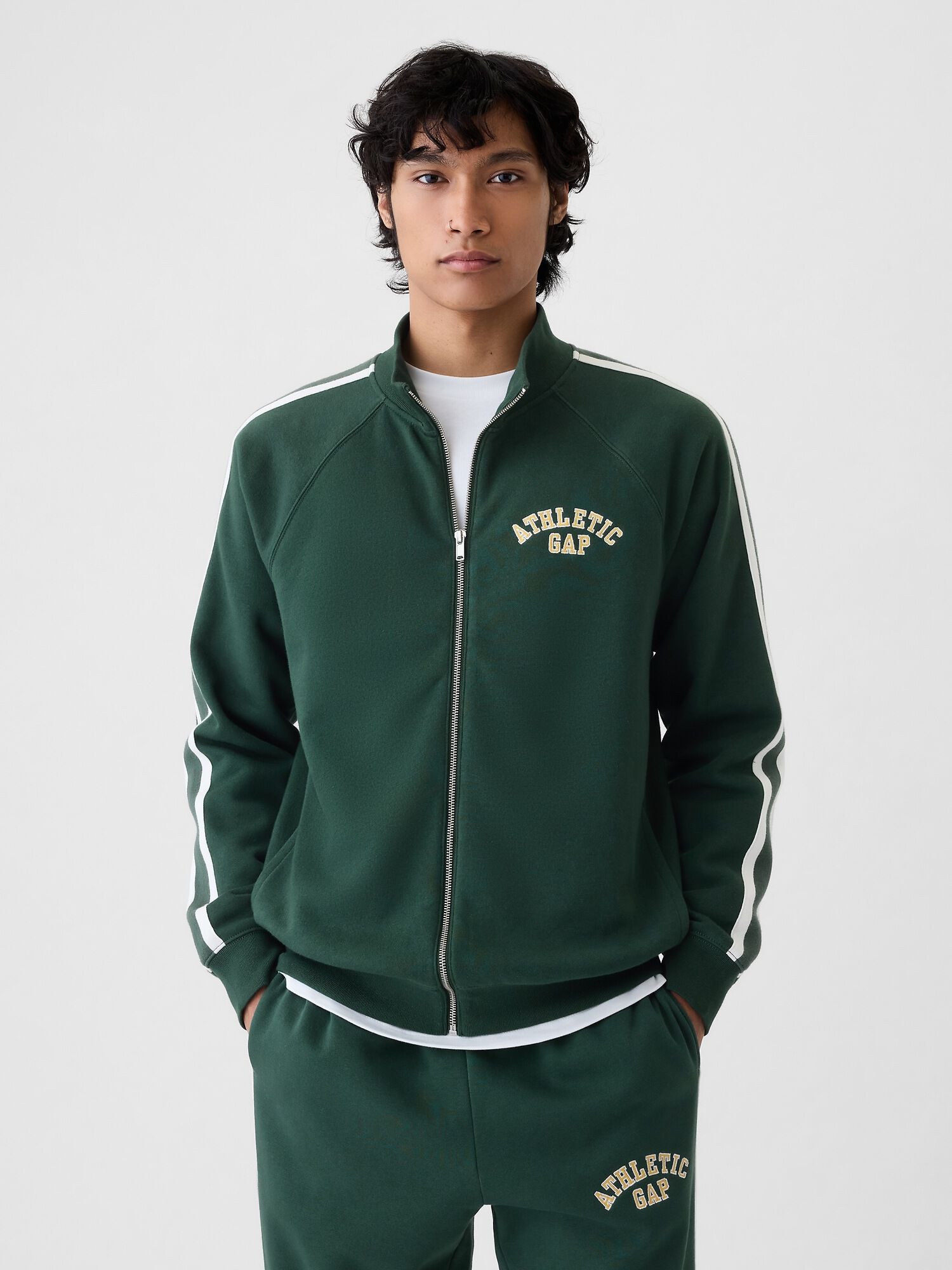 Shop Vintage Soft Gap Logo Track Jacket for GAP UAE