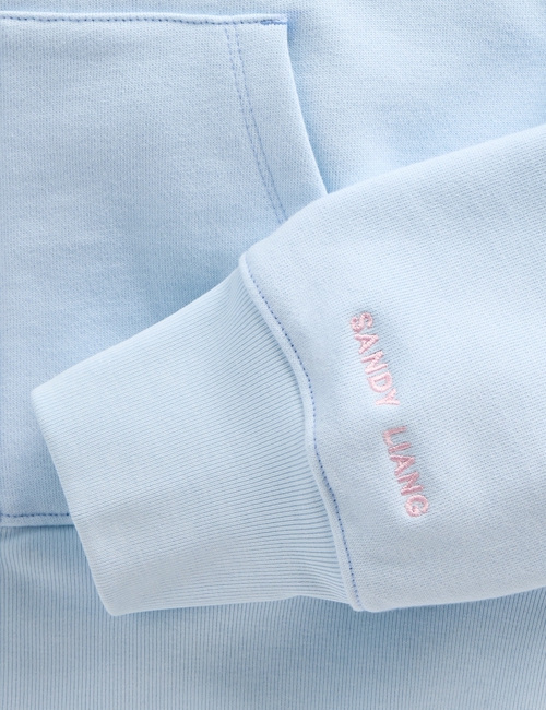 GAP X SL CROP STAR LOGO FZ HOODIE W FUR LINING