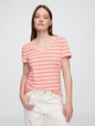 Favorite Stripe V-Neck T-Shirt