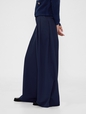 GAP STUDIO TROPICAL WOOL PINSTRIPE TAILORED PANT