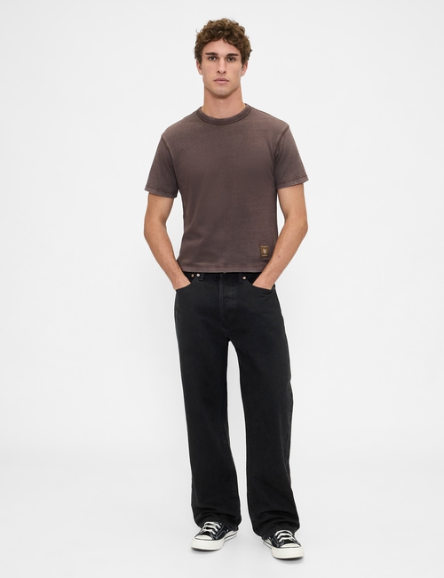 SS WORLD STANDARD CROPPED LOGO T