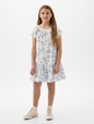 Kids Floral Tiered Dress