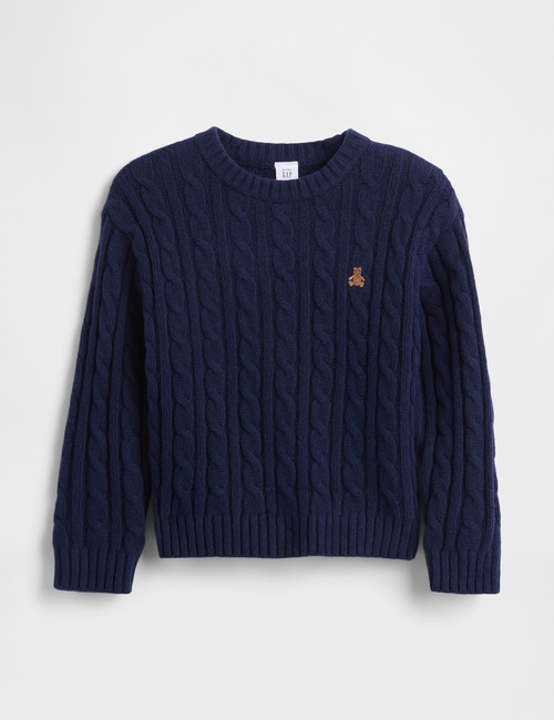 CASHSOFT CABLE SWEATER