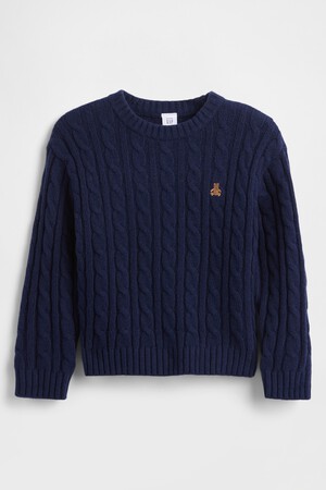 CASHSOFT CABLE SWEATER