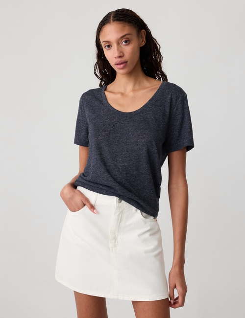 Women Linen T-shirt